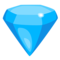 Gem Stone emoji on Messenger
